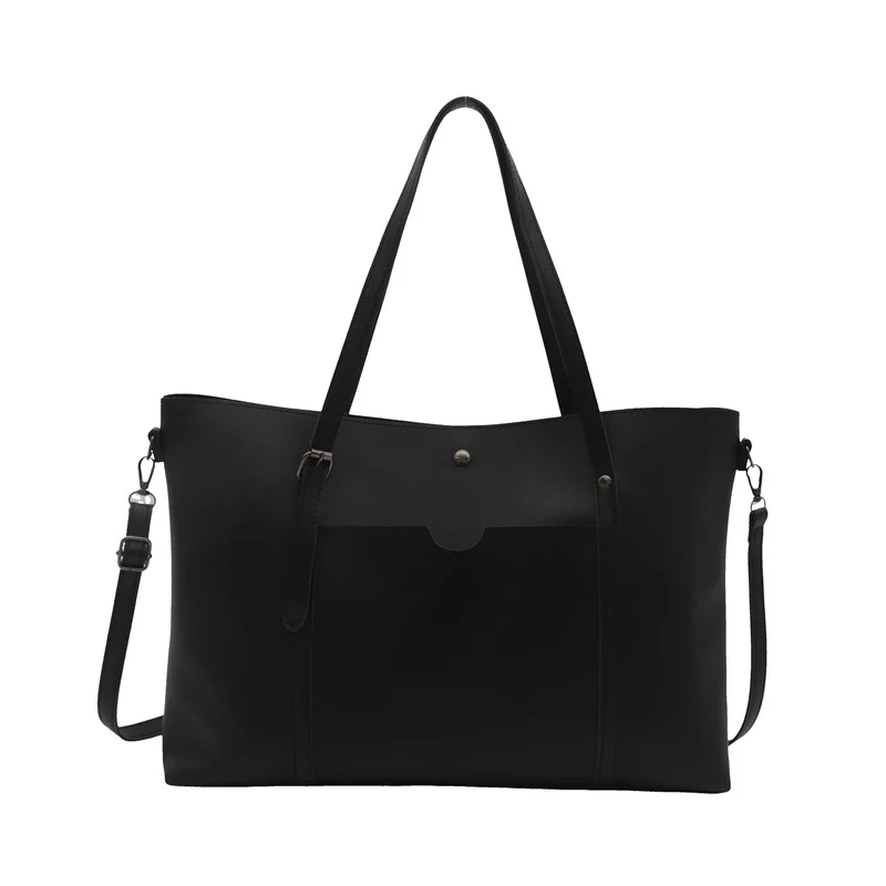 Versatile Vegan Leather Tote Bag