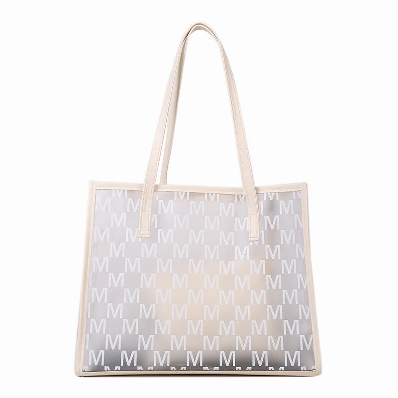 Transparent Structured Tote Handbag