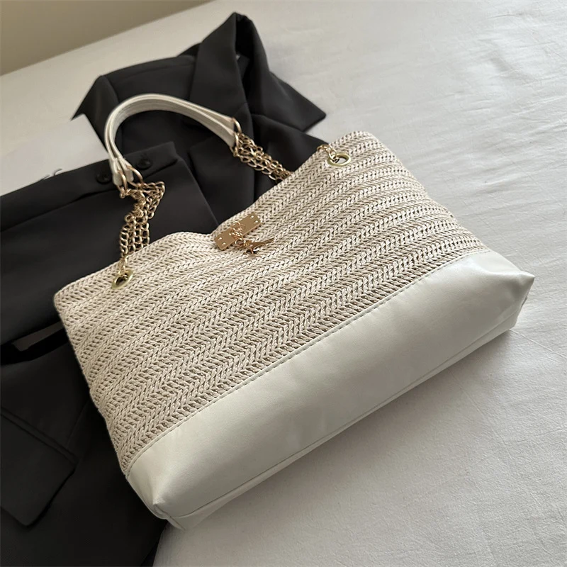 Stylish Woven Beach Tote Bag
