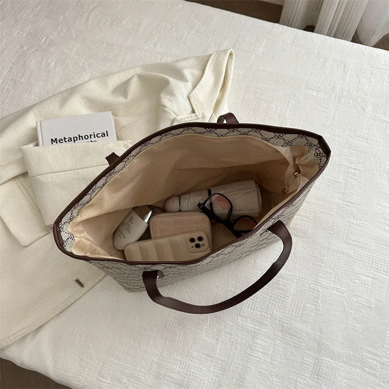 Stylish Patterned Tote Bag