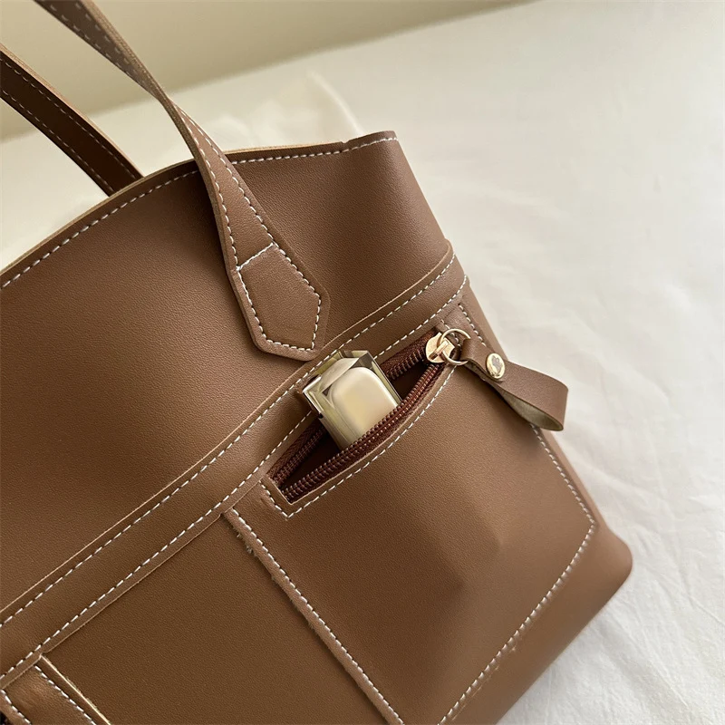 Stylish Multi-Pocket Tote Bag
