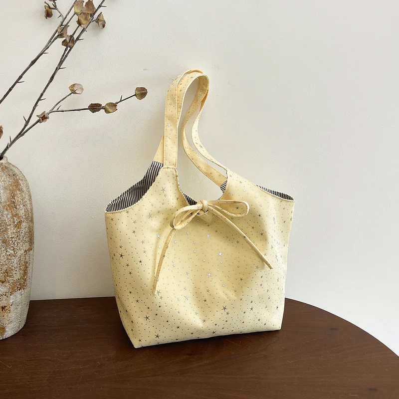 Stylish Multi-Pocket Canvas Tote Bag
