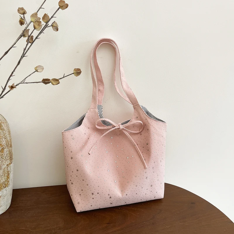 Stylish Multi-Pocket Canvas Tote Bag
