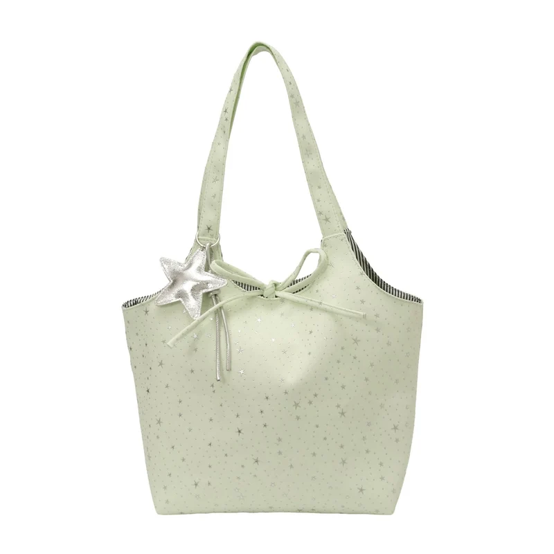 Stylish Multi-Pocket Canvas Tote Bag