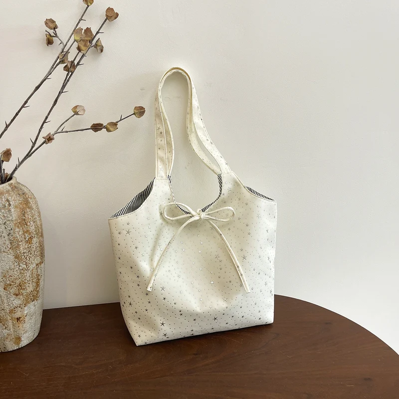 Stylish Multi-Pocket Canvas Tote Bag