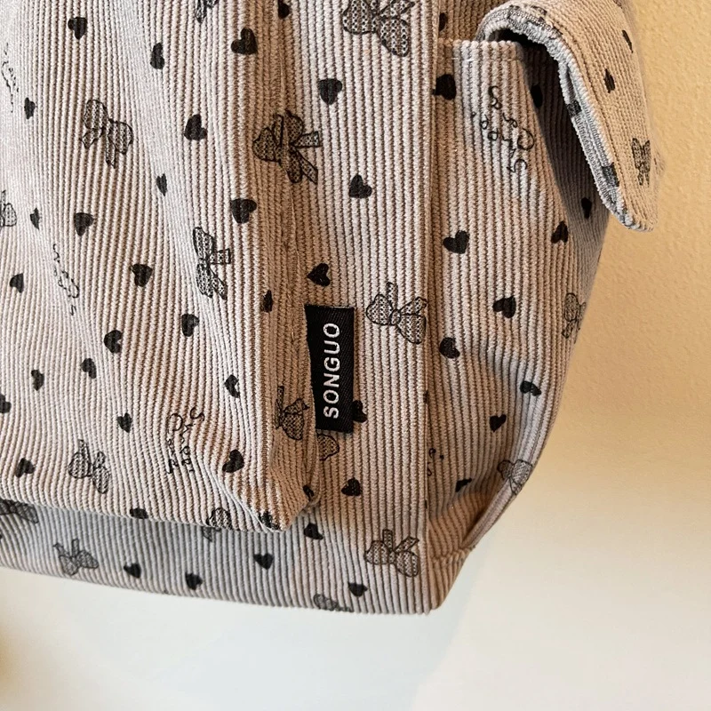 Stylish Double Pocket Tote Bag