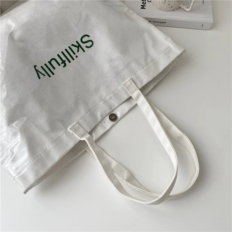 Sleek Transparent Shopping Tote