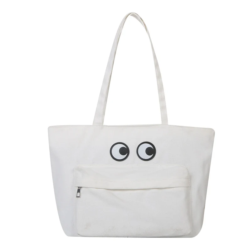 Fun Eye-Embellished Tote Bag