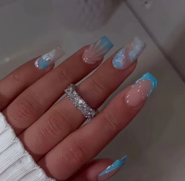 Artistic Marble Design Nail Art Stornfield