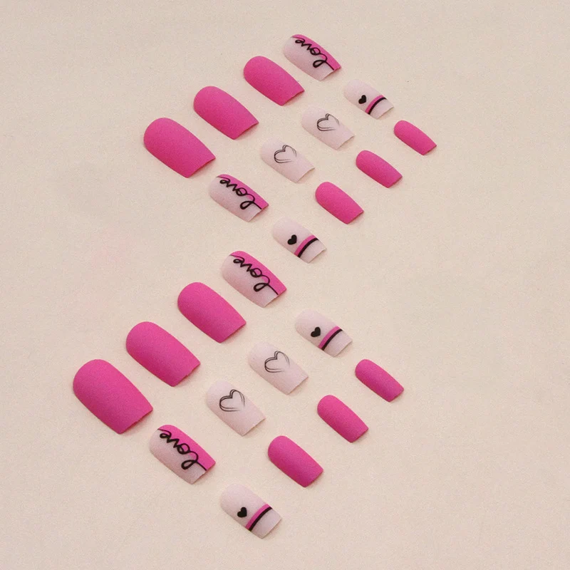 Artistic Love-Themed Nail Art Enhancements Stornfield
