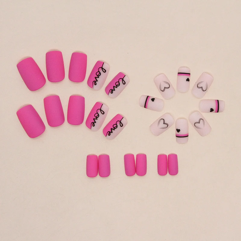 Artistic Love-Themed Nail Art Enhancements Stornfield