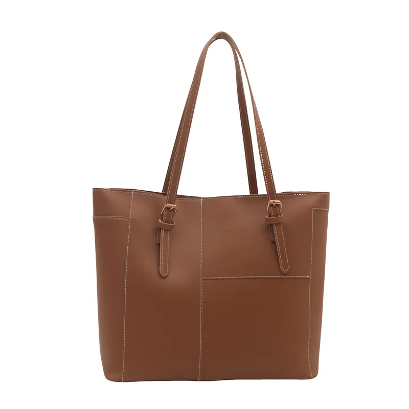 Elegant Structured Leather Tote Bag