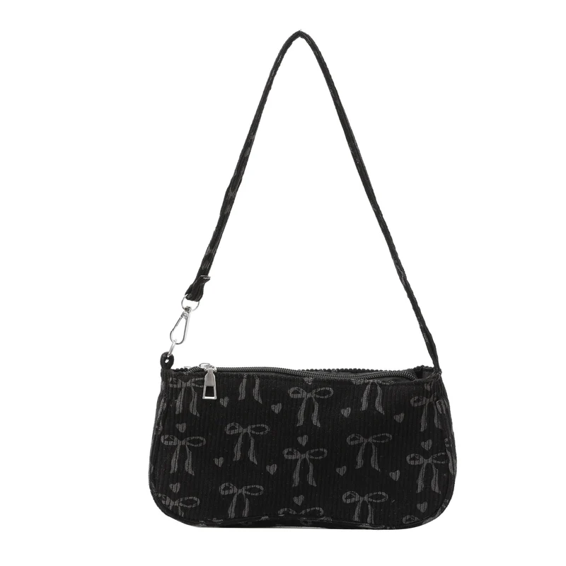 Cute Bow-Patterned Micro Crossbody Bag