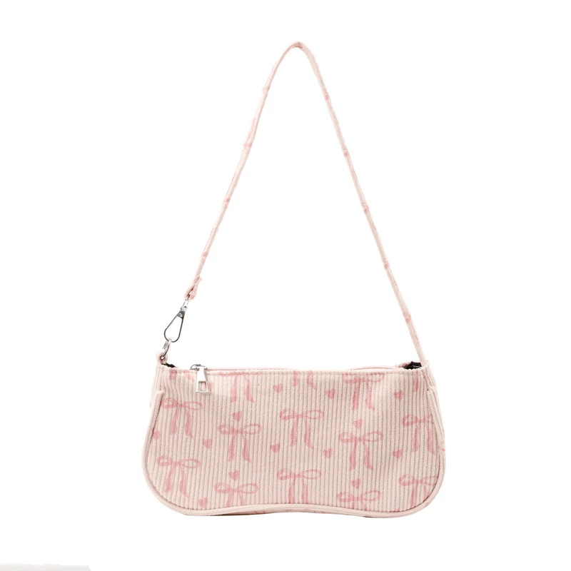 Cute Bow-Patterned Micro Crossbody Bag