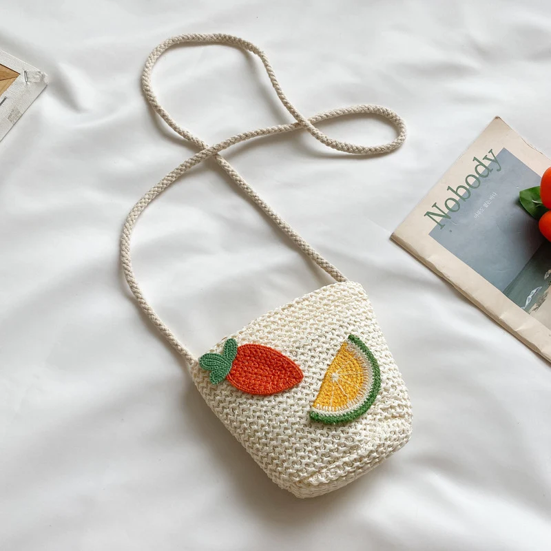 Creative Fruit-Themed Crochet Crossbody Bag
