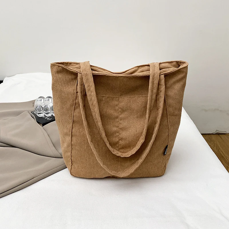 Corduroy Large Tote Bag