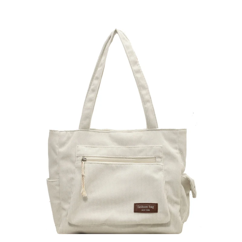 Corduroy Fashion Tote Bag