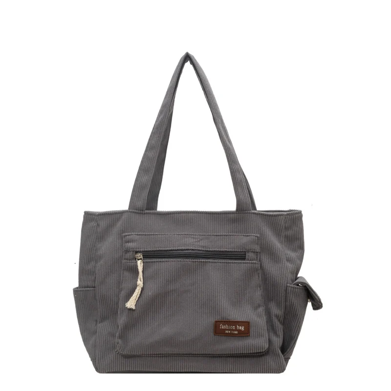 Corduroy Fashion Tote Bag