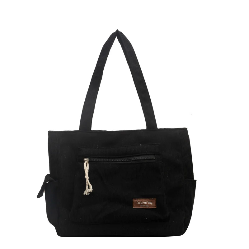 Corduroy Fashion Tote Bag