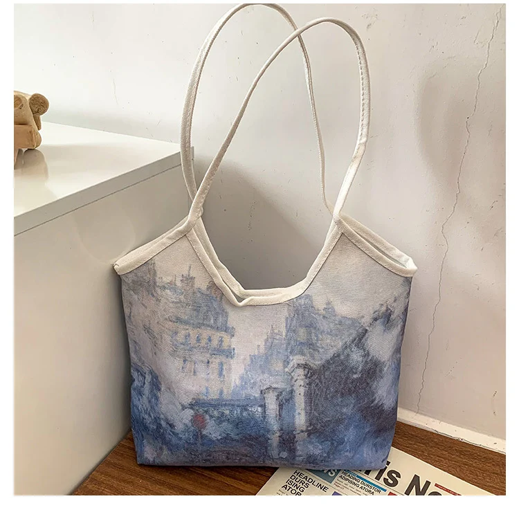 Artistic Print Tote Bag