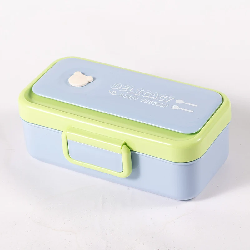 Mehrschichtige Bento-Lunchbox mit sicherem Verschluss