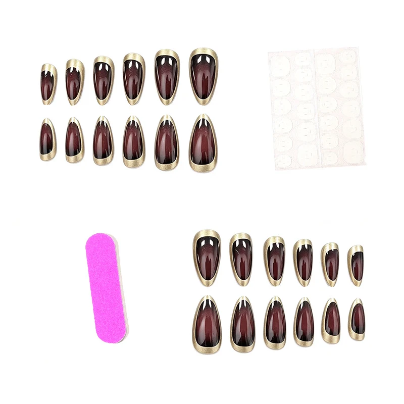 Elegant Almond-Shaped Nail Enhancements Stornfield 1789915251