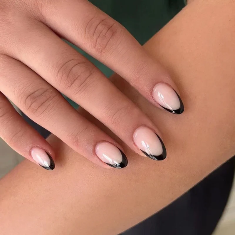 Elegant Almond-Shaped Nail Art Enhancements Stornfield