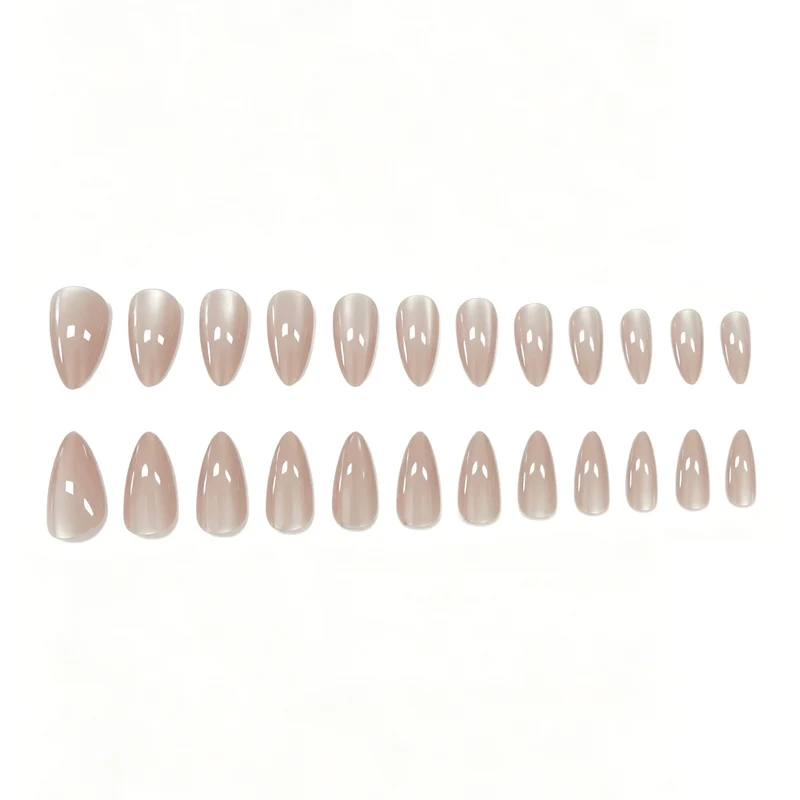 Elegant Almond-Shaped Acrylic Nail Enhancements Stornfield