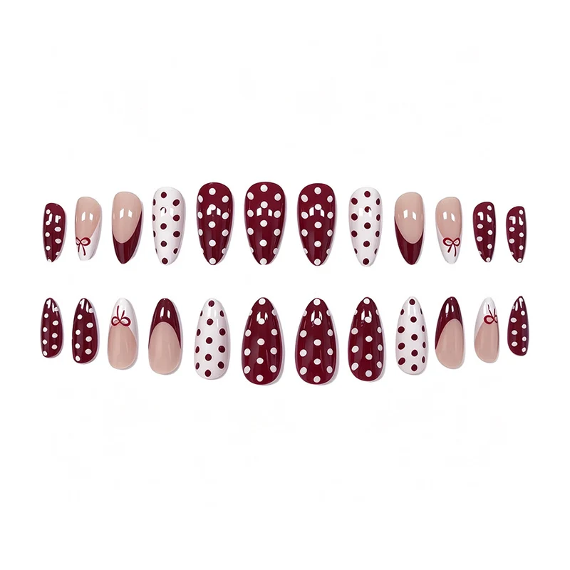 Elegant Almond Cupcake Nail Design Stornfield