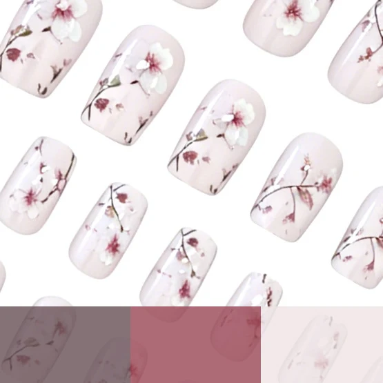Decorative Floral Nail Art Enhancements Stornfield 1789915429