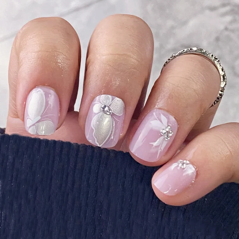 Decorative Floral Nail Art Stornfield
