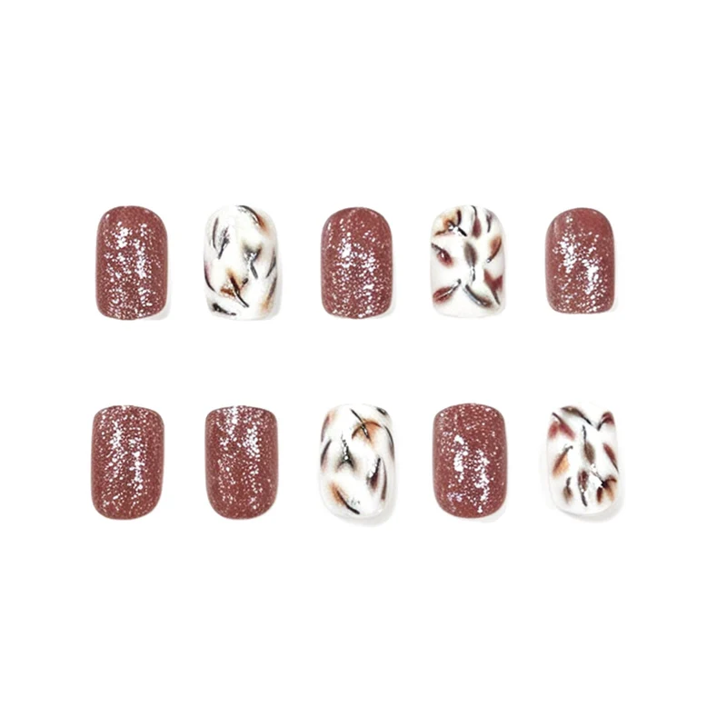 Decorative Fall-Inspired Nail Art Stornfield