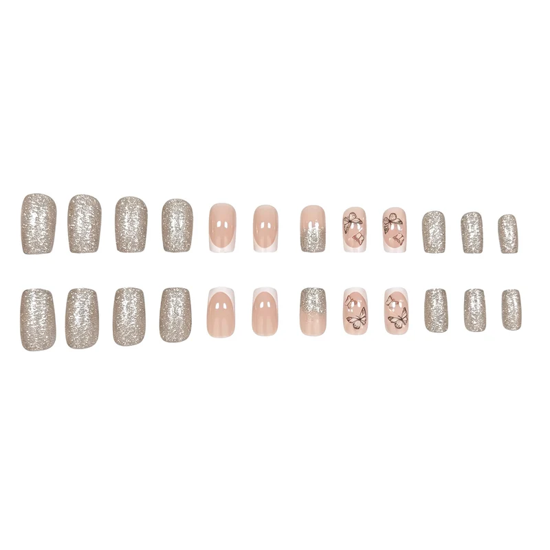 Decorative Butterfly Glitter Nail Art Stornfield