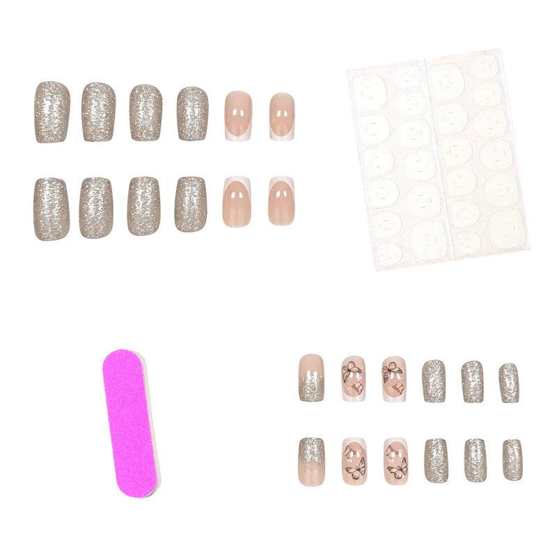 Decorative Butterfly Glitter Nail Art Stornfield