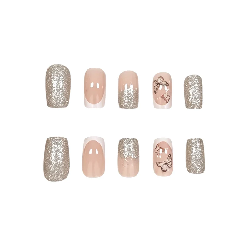 Decorative Butterfly Glitter Nail Art Stornfield