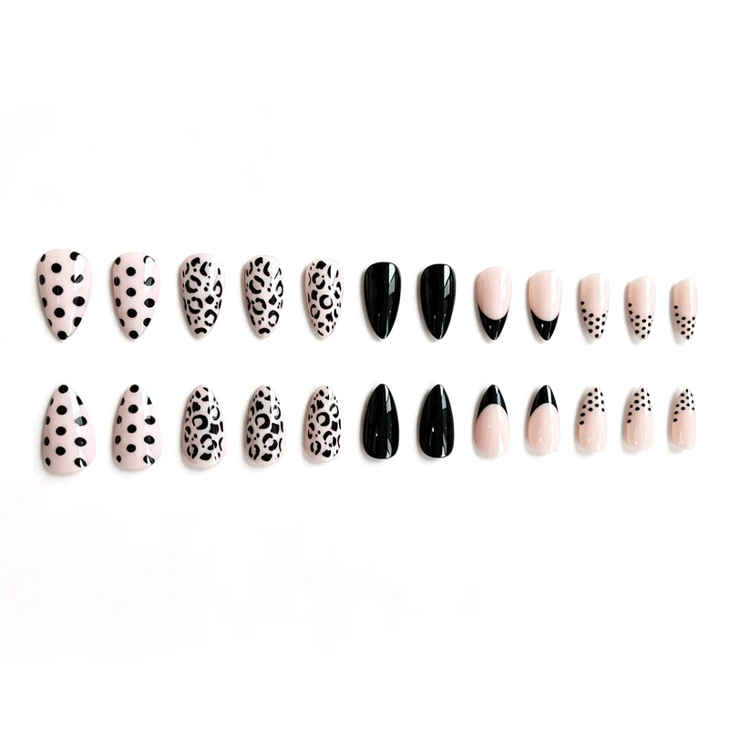 Decorative Almond-Shaped Nail Art Stornfield