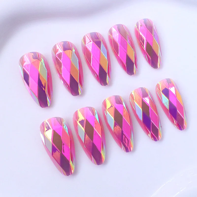 Decorative Acrylic Stiletto Nail Tips Stornfield