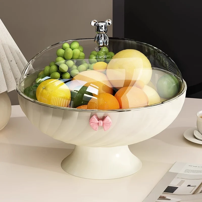 Obstschale aus Kunststoff, einfarbig, modern