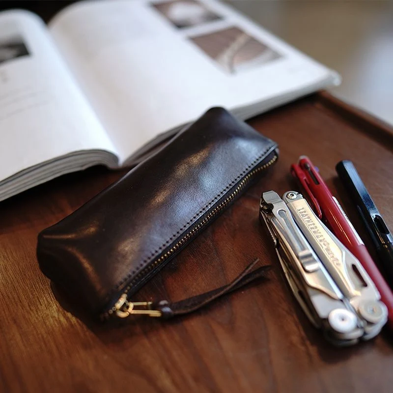 Premium Leather Pencil Pouch Stornfield