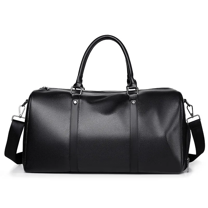 Premium Leather Travel Duffle Bag Stornfield