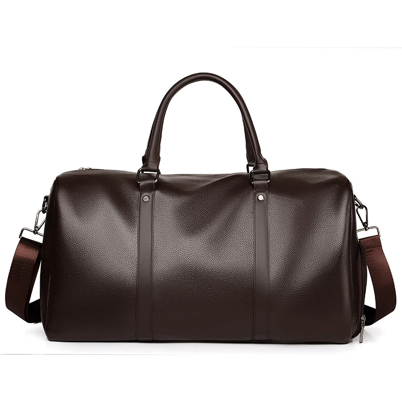 Premium Leather Travel Duffle Bag Stornfield