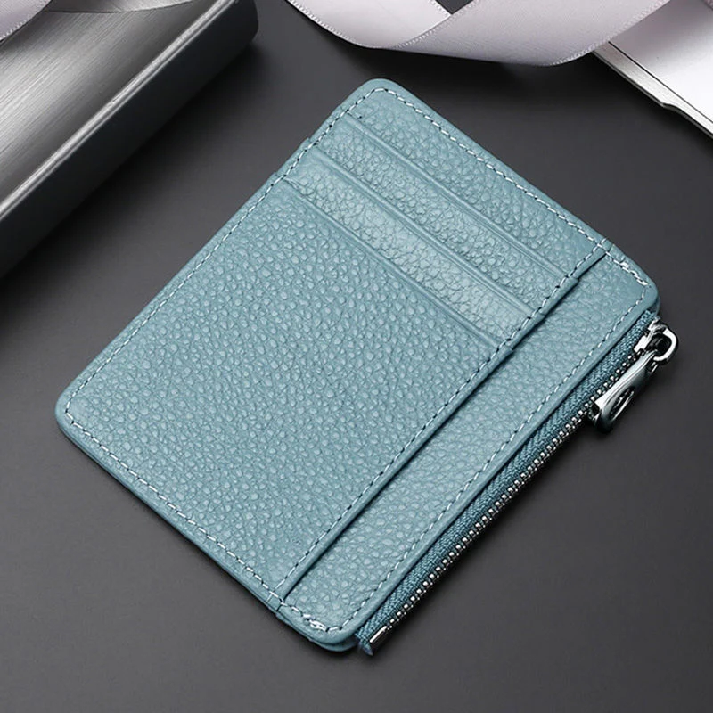 Luxury Leather Zippered Card Holder Stornfield