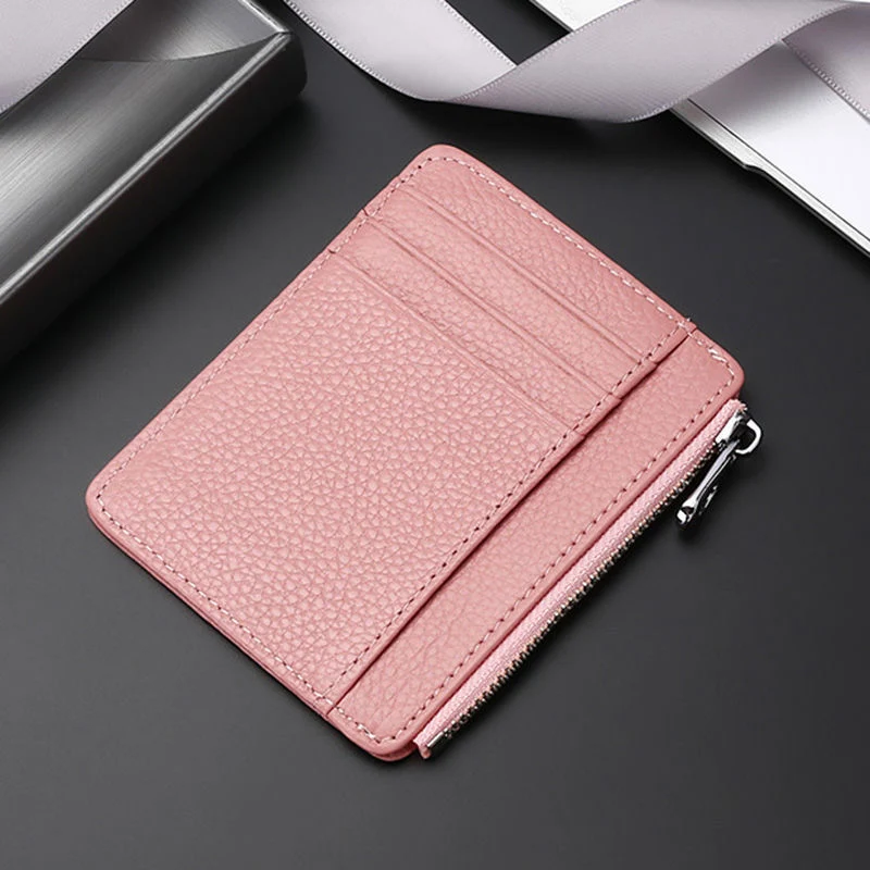 Luxury Leather Zippered Card Holder Stornfield