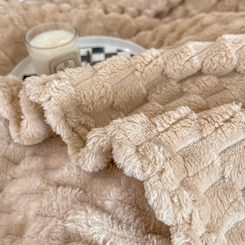 Luxurious Textured Throw Blanket Stornfield