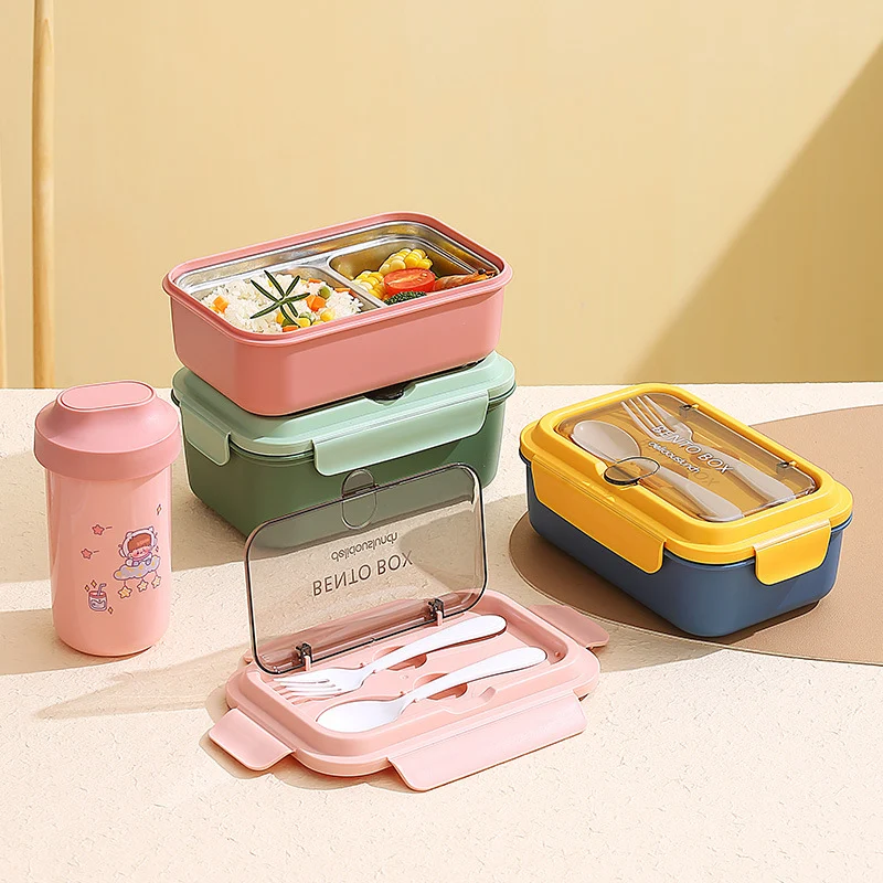 Stylische Mehrfach-Compartments Bento-Box