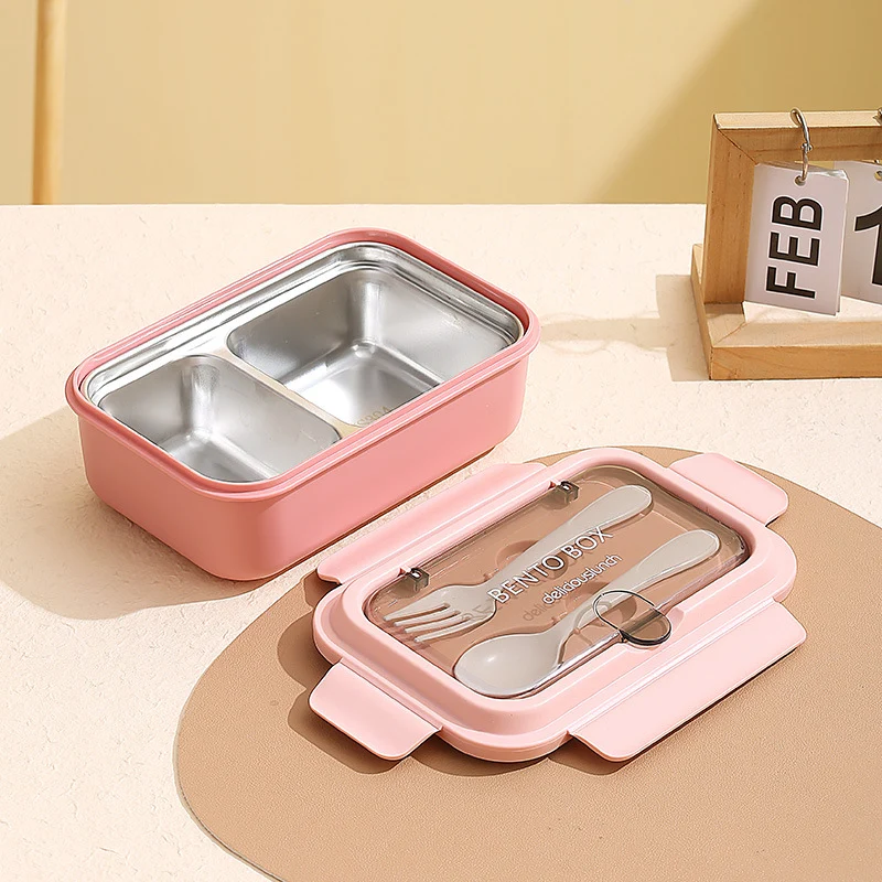 Luftdichte Bento-Lunchbox mit herausnehmbarem Trenner
