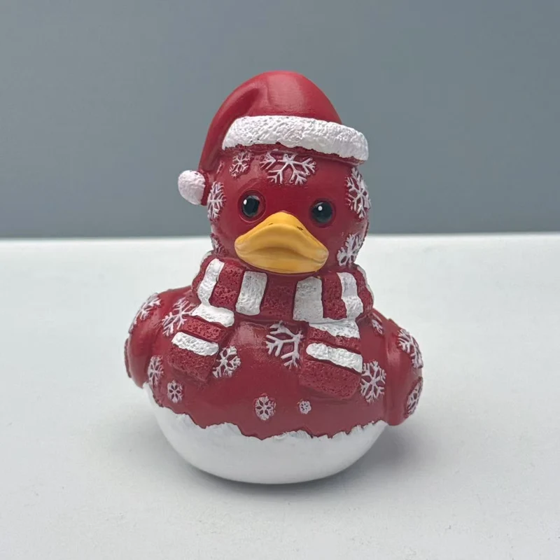 Weihnachtsmann Gummi-Ente Karnz