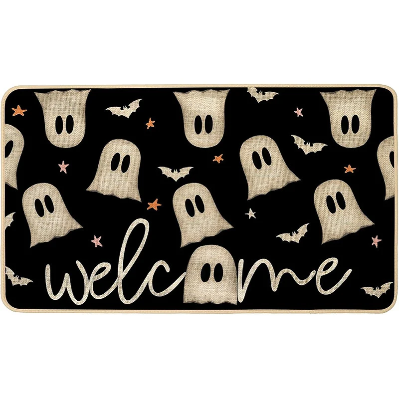 Halloween Theme Decorative Bath Mat