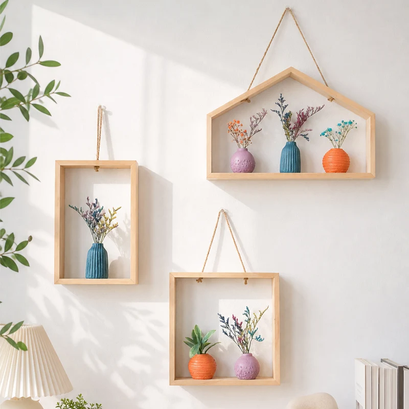 Wall-mounted Decorative Plant Frame