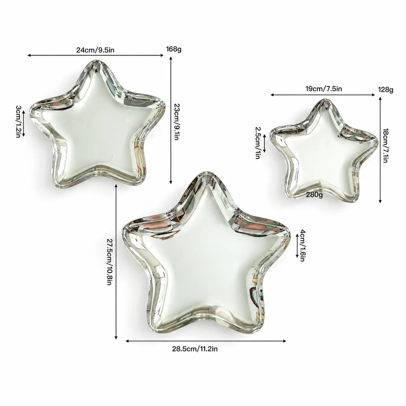 Star-shaped Serving Platter
